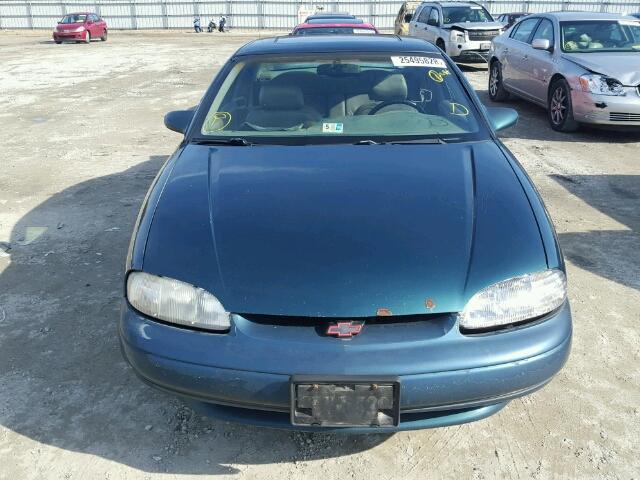 2G1WX12X8V9235144 - 1997 CHEVROLET MONTE CARL GREEN photo 9