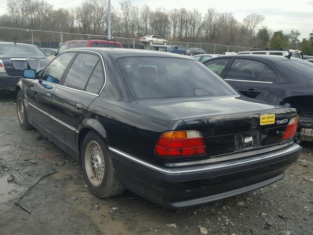 WBAGF6323SDH04170 - 1995 BMW 740 I AUTO BLACK photo 3