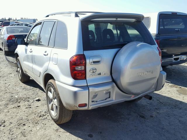 JTEHD20V356034125 - 2005 TOYOTA RAV4 SILVER photo 3