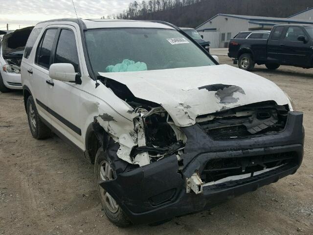 JHLRD78864C046700 - 2004 HONDA CR-V EX WHITE photo 1