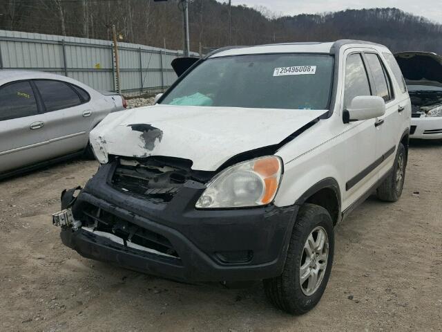 JHLRD78864C046700 - 2004 HONDA CR-V EX WHITE photo 2