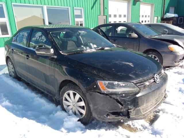 3VWD07AJ7EM412564 - 2014 VOLKSWAGEN JETTA SE BLACK photo 1