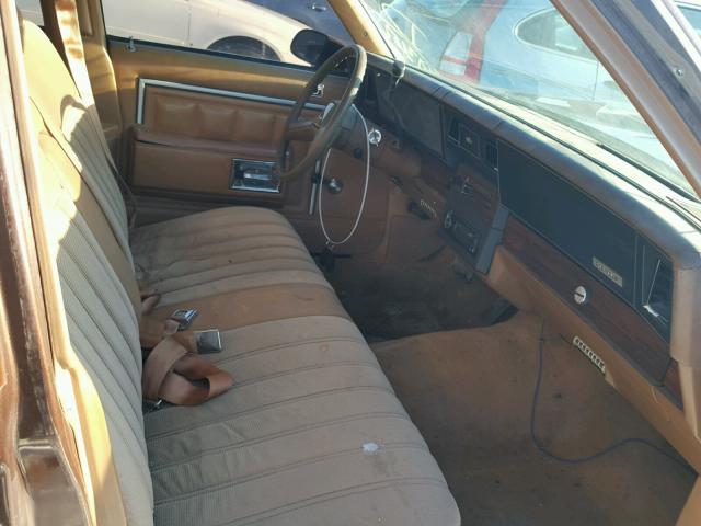 1G1BL51Z7KR169367 - 1989 CHEVROLET CAPRICE BROWN photo 5