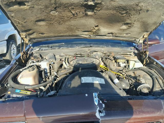 1G1BL51Z7KR169367 - 1989 CHEVROLET CAPRICE BROWN photo 7