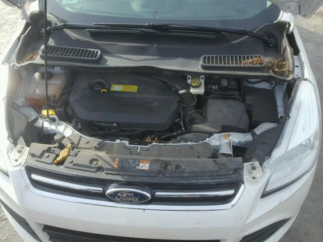 1FMCU9JX9EUC40905 - 2014 FORD ESCAPE TIT WHITE photo 7