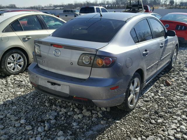 JM1BK123441189963 - 2004 MAZDA 3 S SILVER photo 4