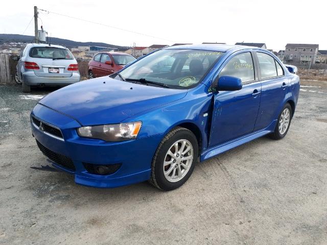 JA32U2FU5AU603828 - 2010 MITSUBISHI LANCER ES/ BLUE photo 2