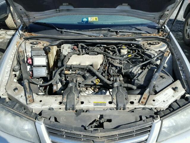 2G1WF52E529368805 - 2002 CHEVROLET IMPALA SILVER photo 7