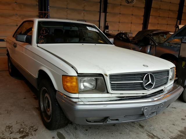 WDBCA44D8FA099697 - 1985 MERCEDES-BENZ 500 SEC WHITE photo 1