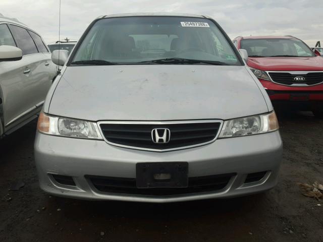 5FNRL18664B018541 - 2004 HONDA ODYSSEY EX SILVER photo 9