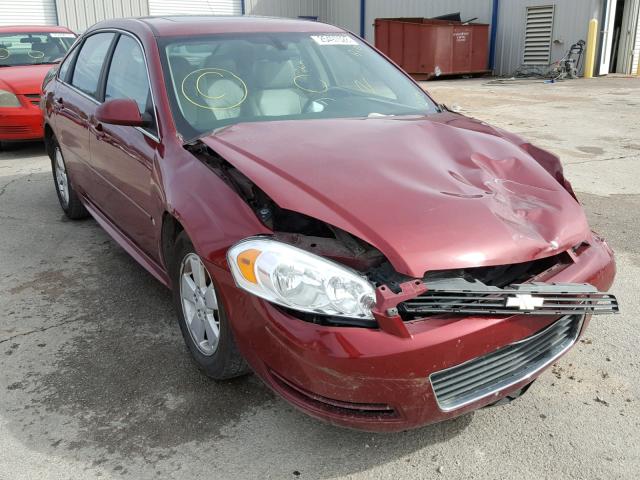 2G1WT57K891112495 - 2009 CHEVROLET IMPALA 1LT RED photo 1