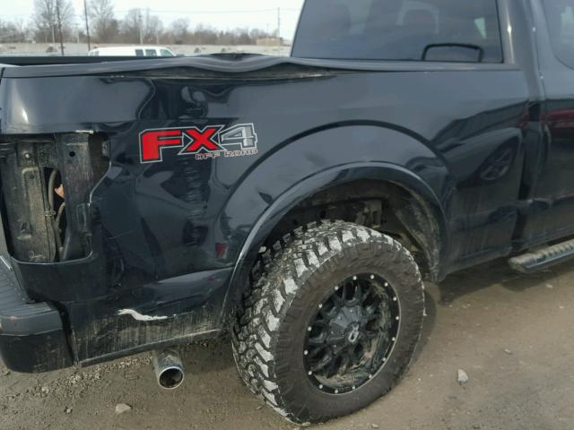 1FTFX1EF5GFD38705 - 2016 FORD F150 SUPER BLACK photo 9