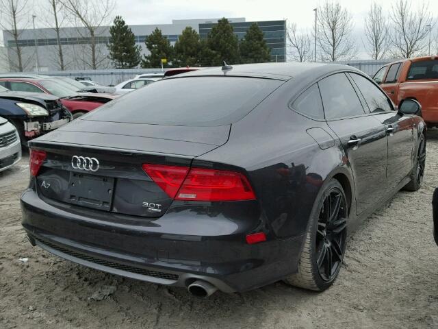 WAUSGCFC2CN021458 - 2012 AUDI A7 PRESTIG GRAY photo 4