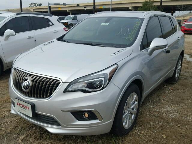 LRBFXBSA8HD101572 - 2017 BUICK ENVISION E SILVER photo 2