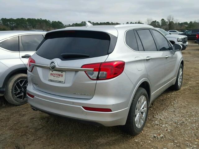 LRBFXBSA8HD101572 - 2017 BUICK ENVISION E SILVER photo 4