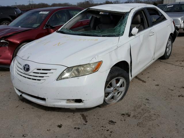 4T1BE46K39U867260 - 2009 TOYOTA CAMRY BASE WHITE photo 2