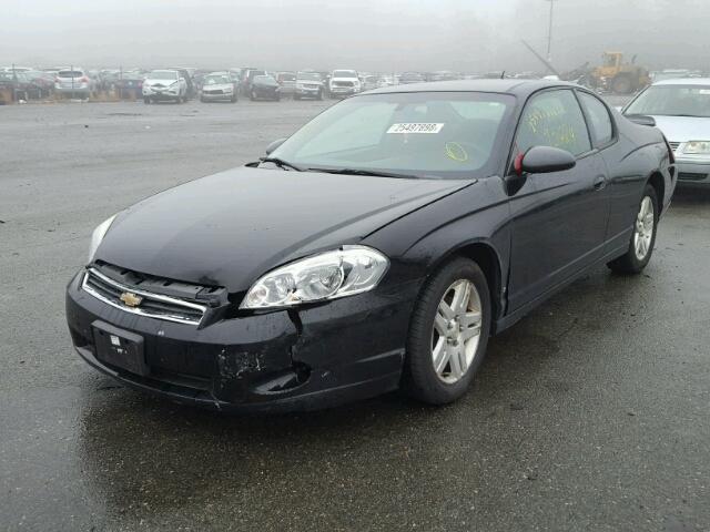 2G1WK15K079314146 - 2007 CHEVROLET MONTE CARL BLACK photo 2