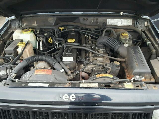 1J4FJ68S5TL317463 - 1996 JEEP CHEROKEE S BLACK photo 7