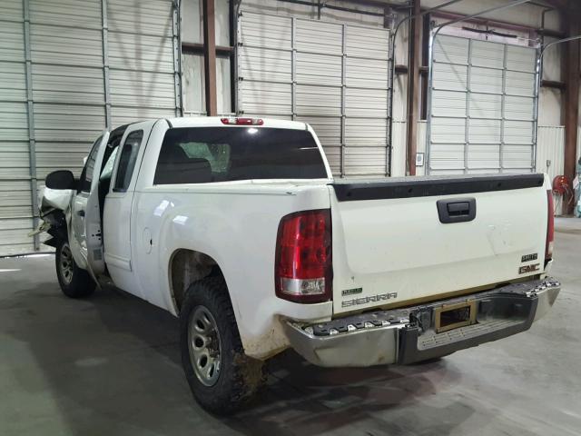 1GTSCUEA6AZ165296 - 2010 GMC SIERRA C15 WHITE photo 3