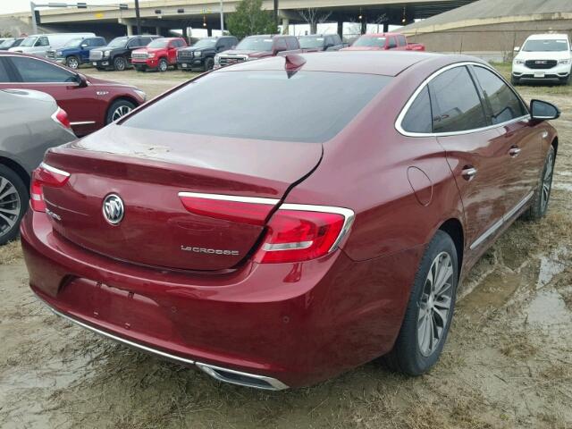 1G4ZP5SS3HU160422 - 2017 BUICK LACROSSE E 红色 照片 4