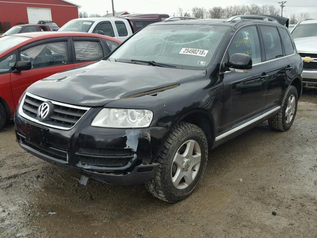 WVGZE77L87D007570 - 2007 VOLKSWAGEN TOUAREG V6 BLACK photo 2