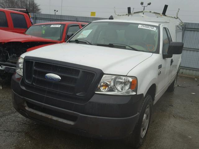 1FTRF12248KC10837 - 2008 FORD F150 WHITE photo 2