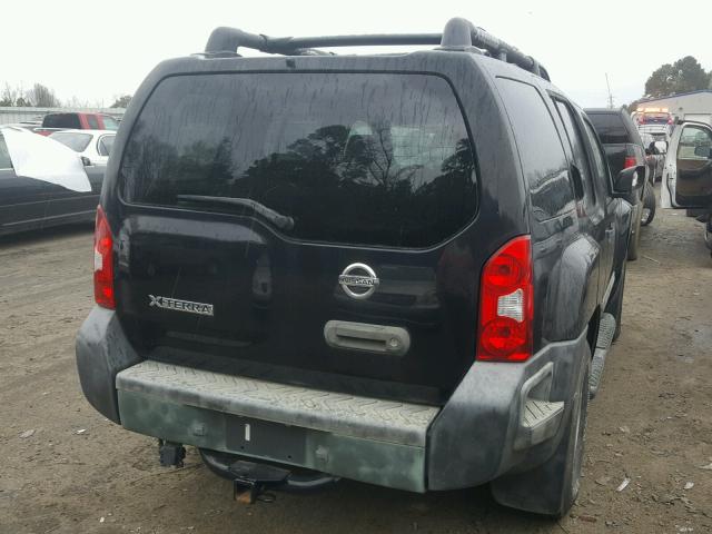 5N1AN08UX5C641655 - 2005 NISSAN XTERRA OFF BLACK photo 4