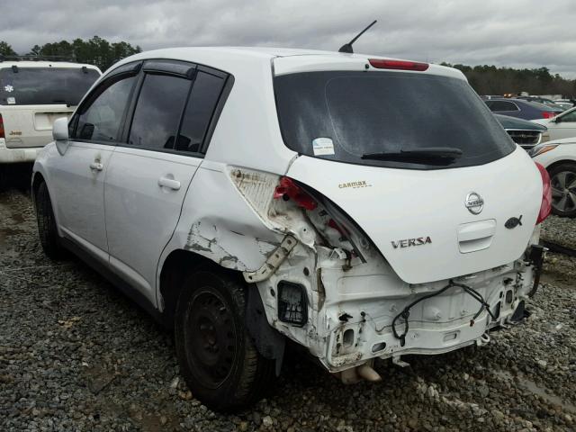 3N1BC13E89L457087 - 2009 NISSAN VERSA S WHITE photo 3