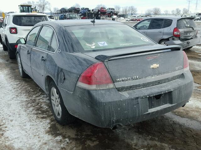 2G1WU581769421424 - 2006 CHEVROLET IMPALA LTZ BLACK photo 3