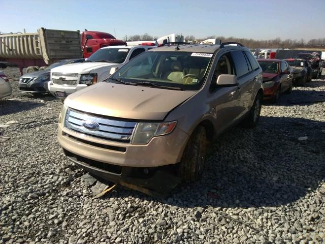 2FMDK38C67BA55097 - 2007 FORD EDGE SEL BEIGE photo 2