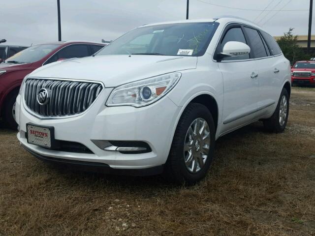 5GAKRBKD6HJ354378 - 2017 BUICK ENCLAVE WHITE photo 2