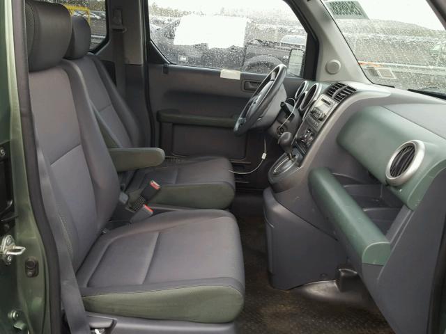 5J6YH28553L010690 - 2003 HONDA ELEMENT EX GREEN photo 5