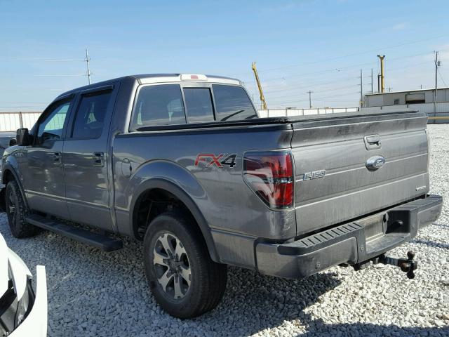 1FTFW1EF3DKF32266 - 2013 FORD F150 SUPER CHARCOAL photo 3