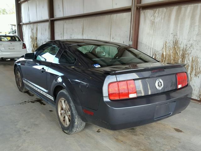 1ZVHT80N785195384 - 2008 FORD MUSTANG GRAY photo 3