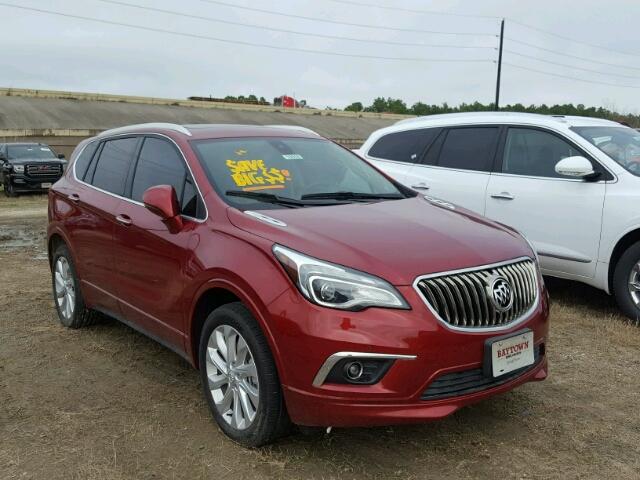 LRBFXESX2HD026437 - 2017 BUICK ENVISION P BURGUNDY photo 1