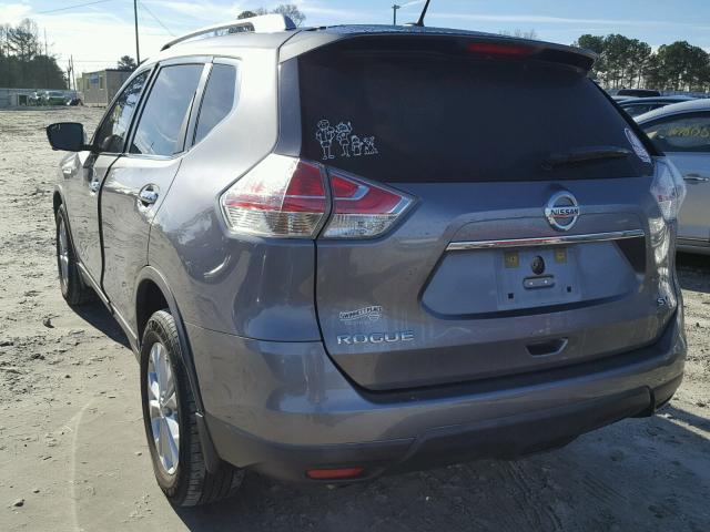 KNMAT2MT4GP663780 - 2016 NISSAN ROGUE S GRAY photo 3