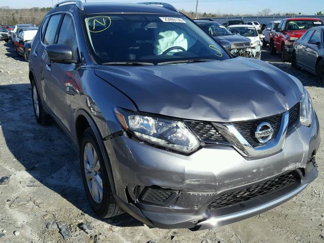 KNMAT2MT4GP663780 - 2016 NISSAN ROGUE S GRAY photo 9