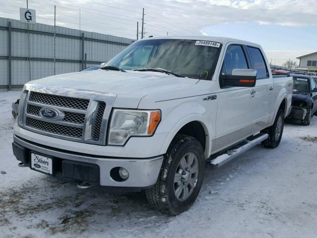1FTFW1EF2BFB48629 - 2011 FORD F150 SUPER WHITE photo 2