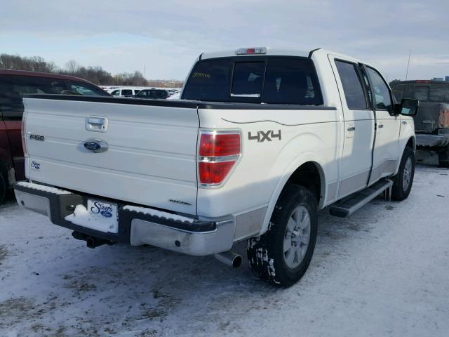 1FTFW1EF2BFB48629 - 2011 FORD F150 SUPER WHITE photo 4