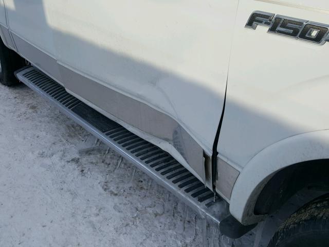 1FTFW1EF2BFB48629 - 2011 FORD F150 SUPER WHITE photo 9