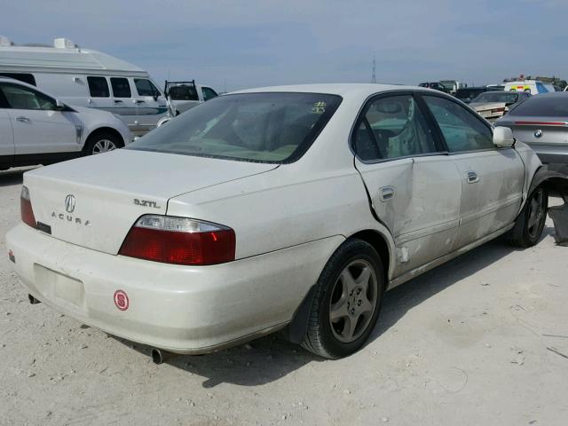 19UUA56663A011480 - 2003 ACURA 3.2TL WHITE photo 4