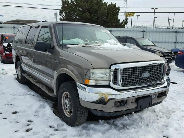 1FMNU43S32EA53694 - 2002 FORD EXCURSION GREEN photo 1