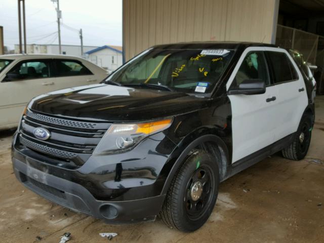 1FM5K8AR8EGB90913 - 2014 FORD EXPLORER P TWO TONE photo 2