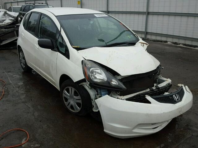 JHMGE8H25AS000813 - 2010 HONDA FIT WHITE photo 1