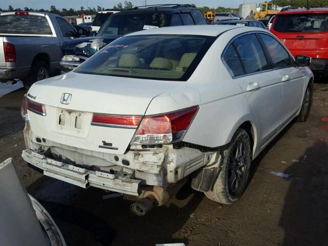 1HGCP2F67CA133628 - 2012 HONDA ACCORD SE WHITE photo 4