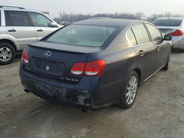 JTHCH96S860012620 - 2006 LEXUS GS GENERAT BLUE photo 4