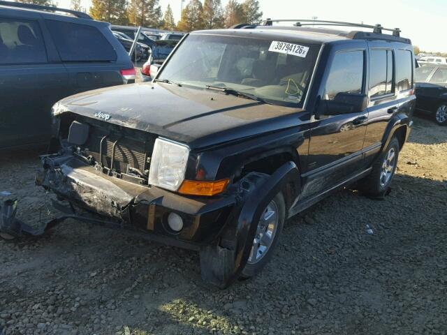 1J8HG48K67C695873 - 2007 JEEP COMMANDER BLACK photo 2