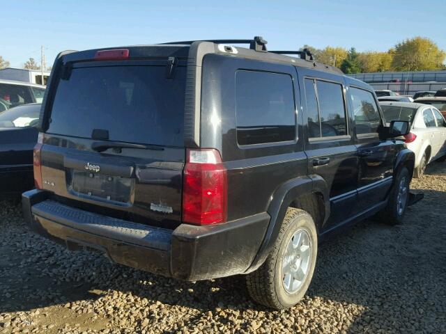 1J8HG48K67C695873 - 2007 JEEP COMMANDER BLACK photo 4