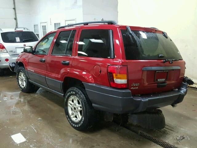 1J4GW48S53C599940 - 2003 JEEP GRAND CHER RED photo 3