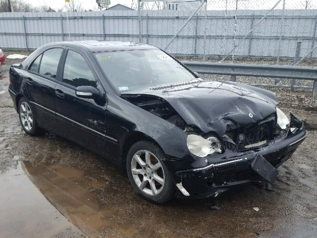 WDBRF92J16F791417 - 2006 MERCEDES-BENZ C GENERATI BLACK photo 1